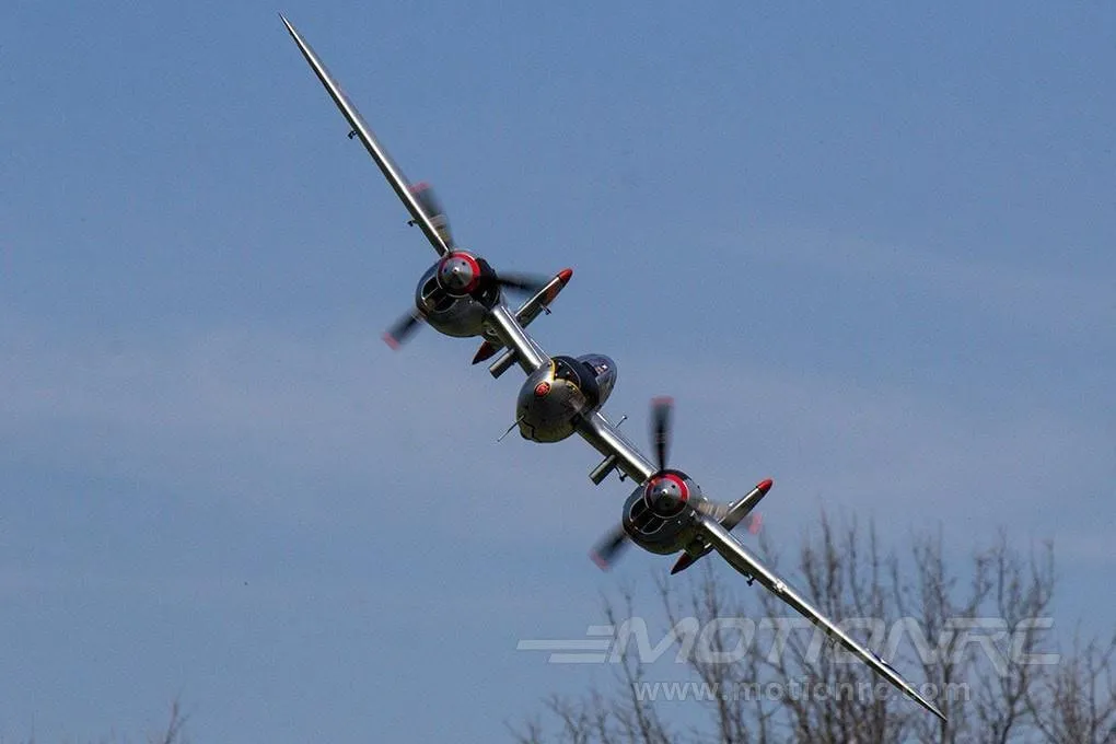 FlightLine P-38L Lightning "Pacific Silver" 1600mm (63") Wingspan - PNP