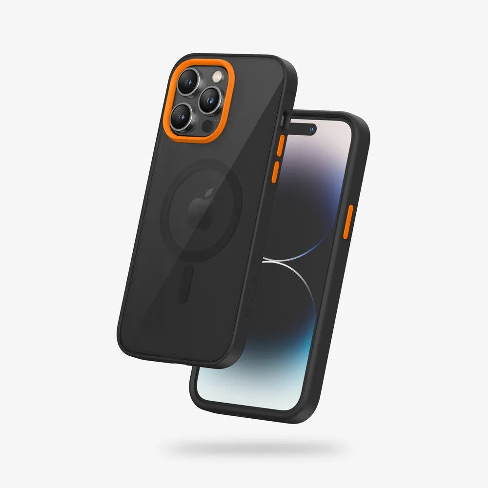 FLOLAB Surtect Tri-Fusion Magnetic for iPhone 14 Series Phone Case Black