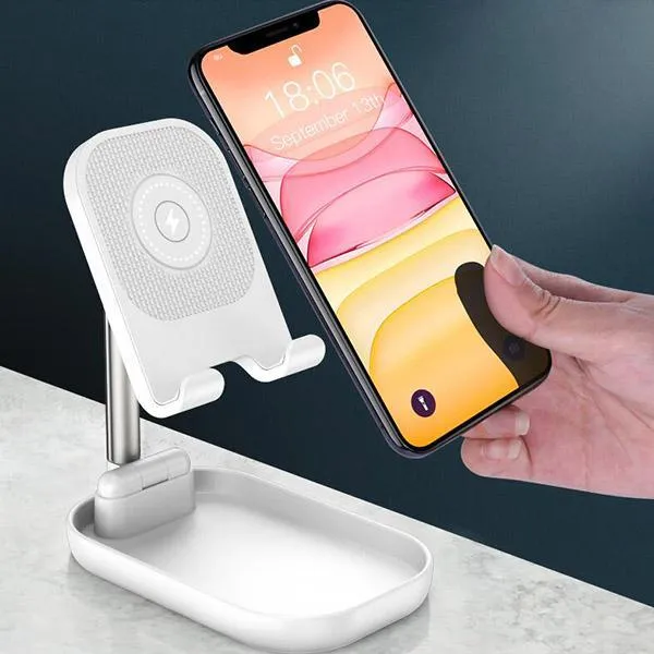 Folding Wireless Charging Mobile Phone Stand