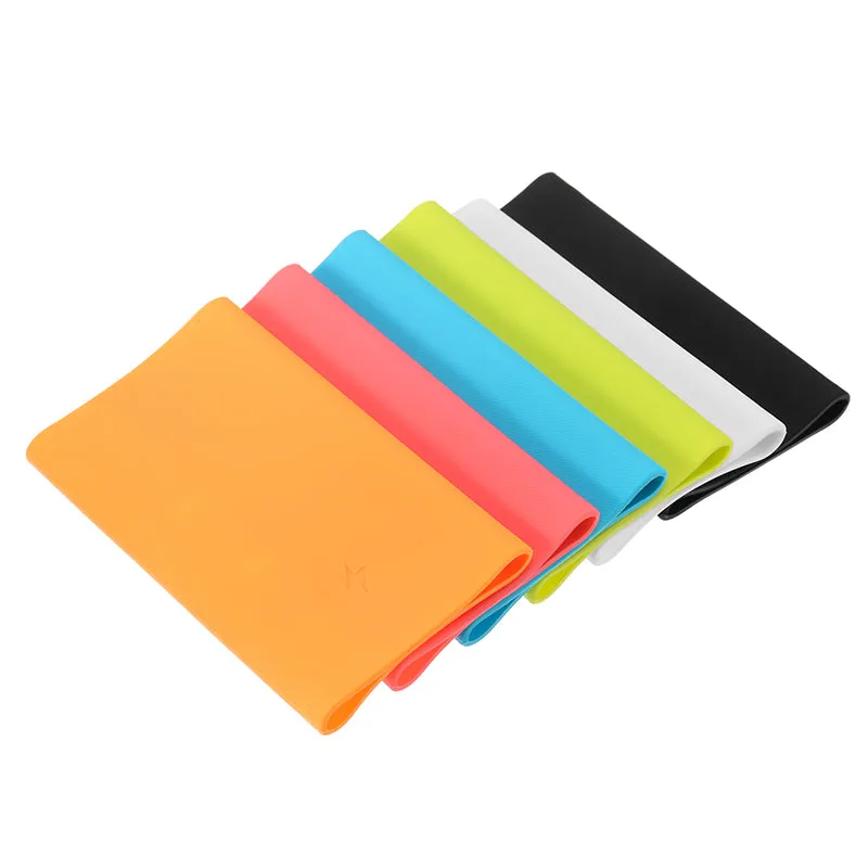 For Xiaomi Power Bank 2 10000 mAh 2016 Silicone Protective Case External Battery Skin friend Cover case for PLM02ZM Powerbank 2