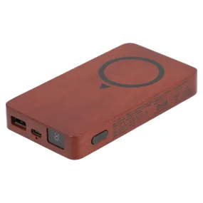 FSC® 100% Wood MagClick™ Fast Wireless Power Bank