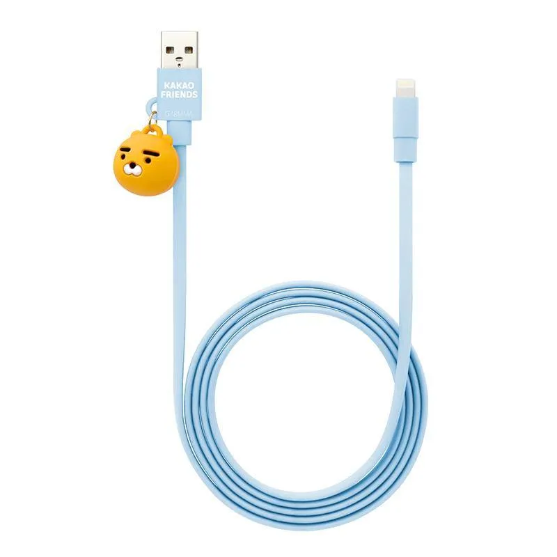 GARMMA Kakao Friends 1.2M Doll Dangler MFI Lightning Cable for Apple iPhone iPad iPod