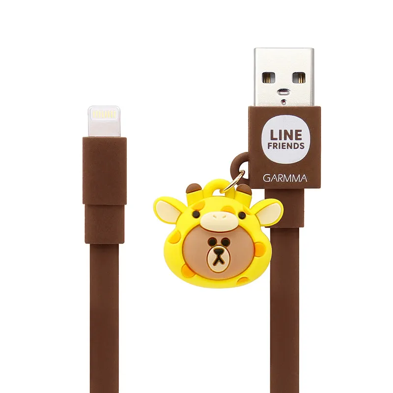 GARMMA Line Friends 1.2M Doll Dangler MFI Lightning Cable for Apple iPhone iPad iPod