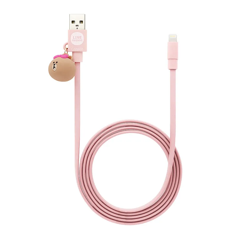 GARMMA Line Friends 1.2M Doll Dangler MFI Lightning Cable for Apple iPhone iPad iPod