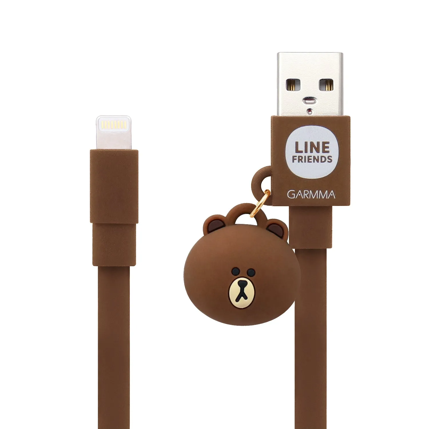 GARMMA Line Friends 1.2M Doll Dangler MFI Lightning Cable for Apple iPhone iPad iPod