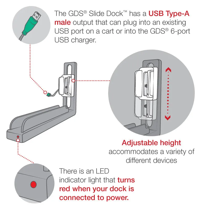 GDS® Slide Dock™ with Magnetic Attachment for IntelliSkin® Next Gen