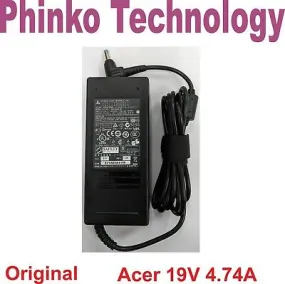 Genuine Original Adapter Charger ACER laptop 19V 4.74A