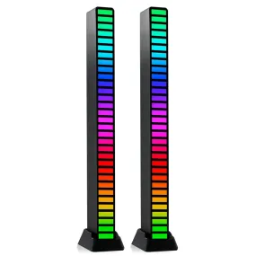 GetLit Sound Activated Multi-Color Light Bar - 2-Pack