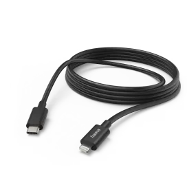 Hama 3M USB-C to Lightning Charging & Data Cable - Black | 472229