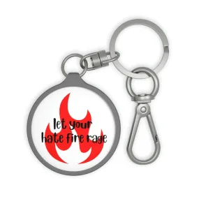 hate fire  Keyring Tag