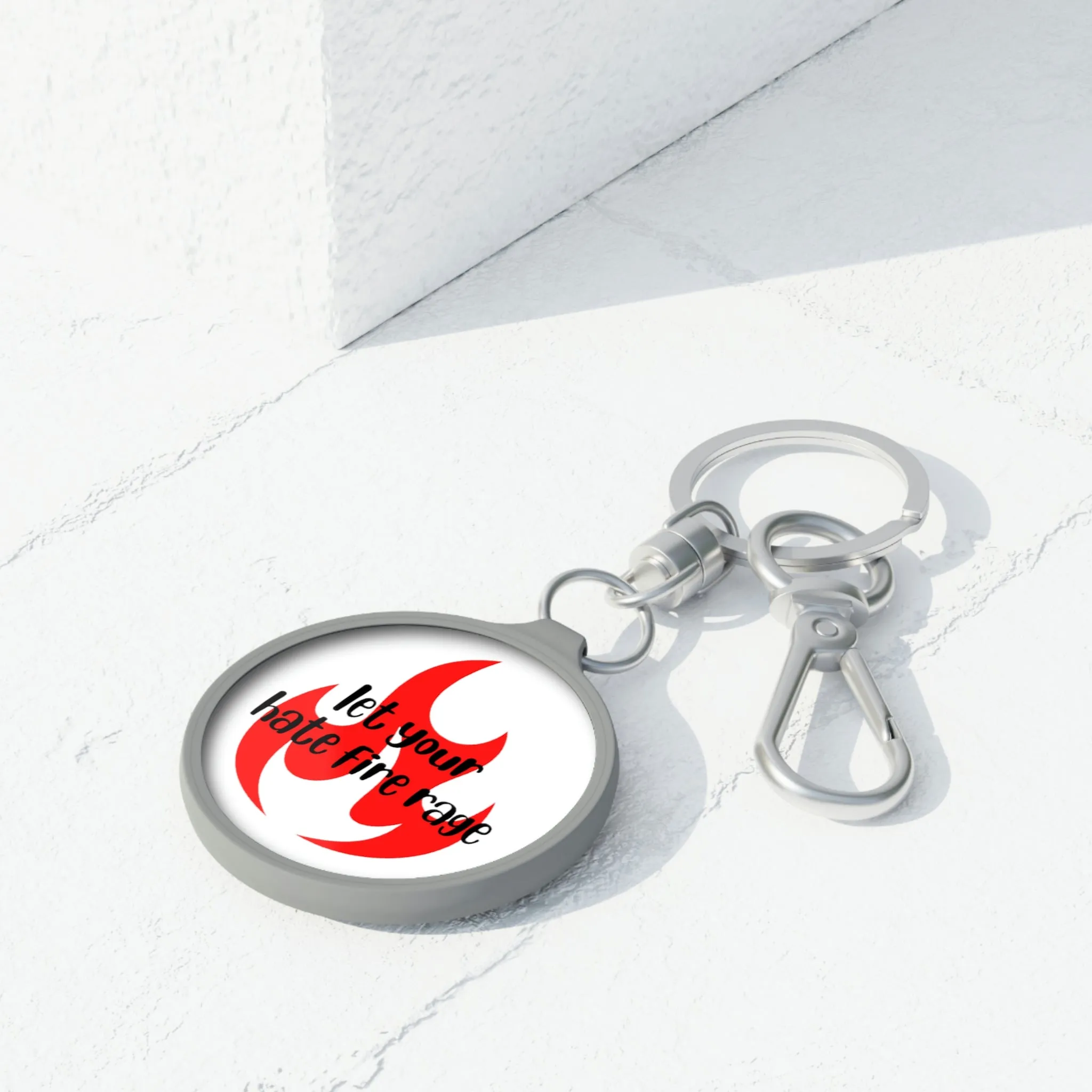 hate fire  Keyring Tag