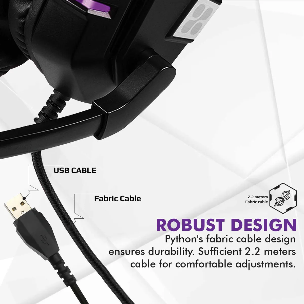 High Performance Wired Gaming Headset with Extended Microphone