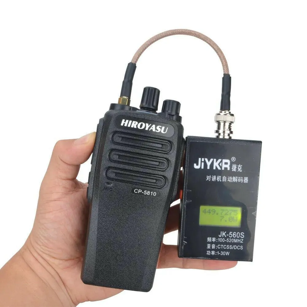 Hiroyasu CP-5810 UHF 400-520MHz 7W 16Ch Vox FM Commercial Analog Walkie Talkie CP5810 W/2200mAh Type C Charging Li-Ion Battery