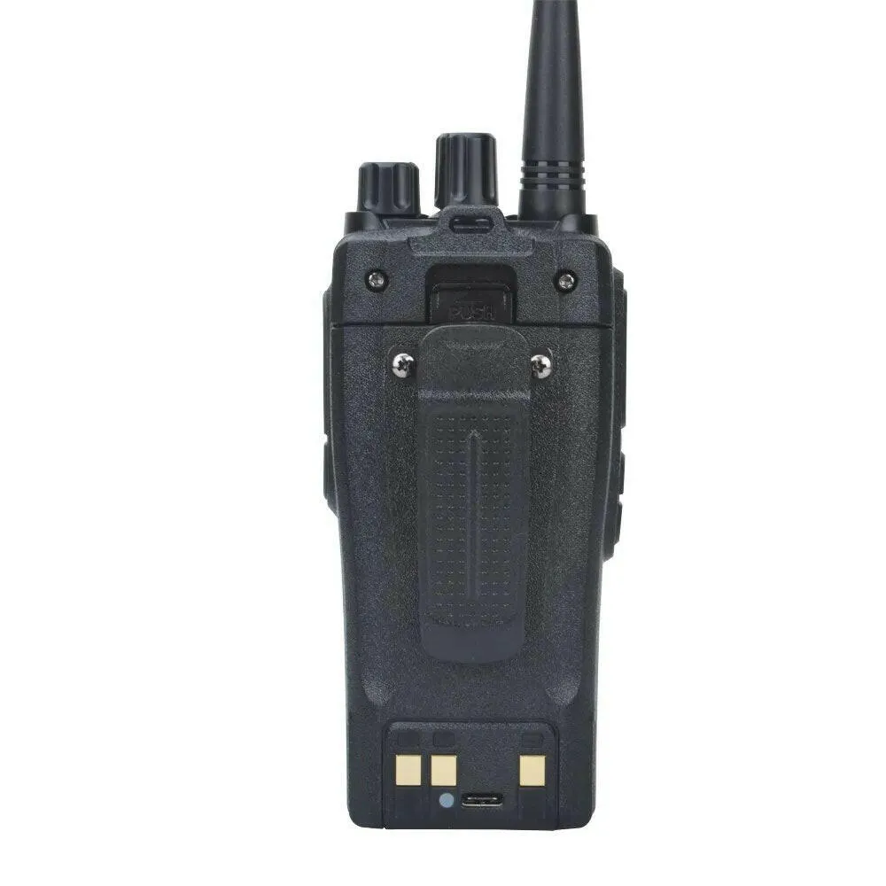 Hiroyasu CP-5810 UHF 400-520MHz 7W 16Ch Vox FM Commercial Analog Walkie Talkie CP5810 W/2200mAh Type C Charging Li-Ion Battery