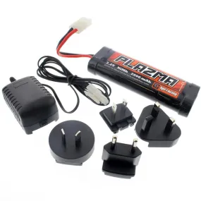 HPI Racing 1/10 E10 Plazma 6 Cell 7.2V 2000mAh NiMH Battery & Charger