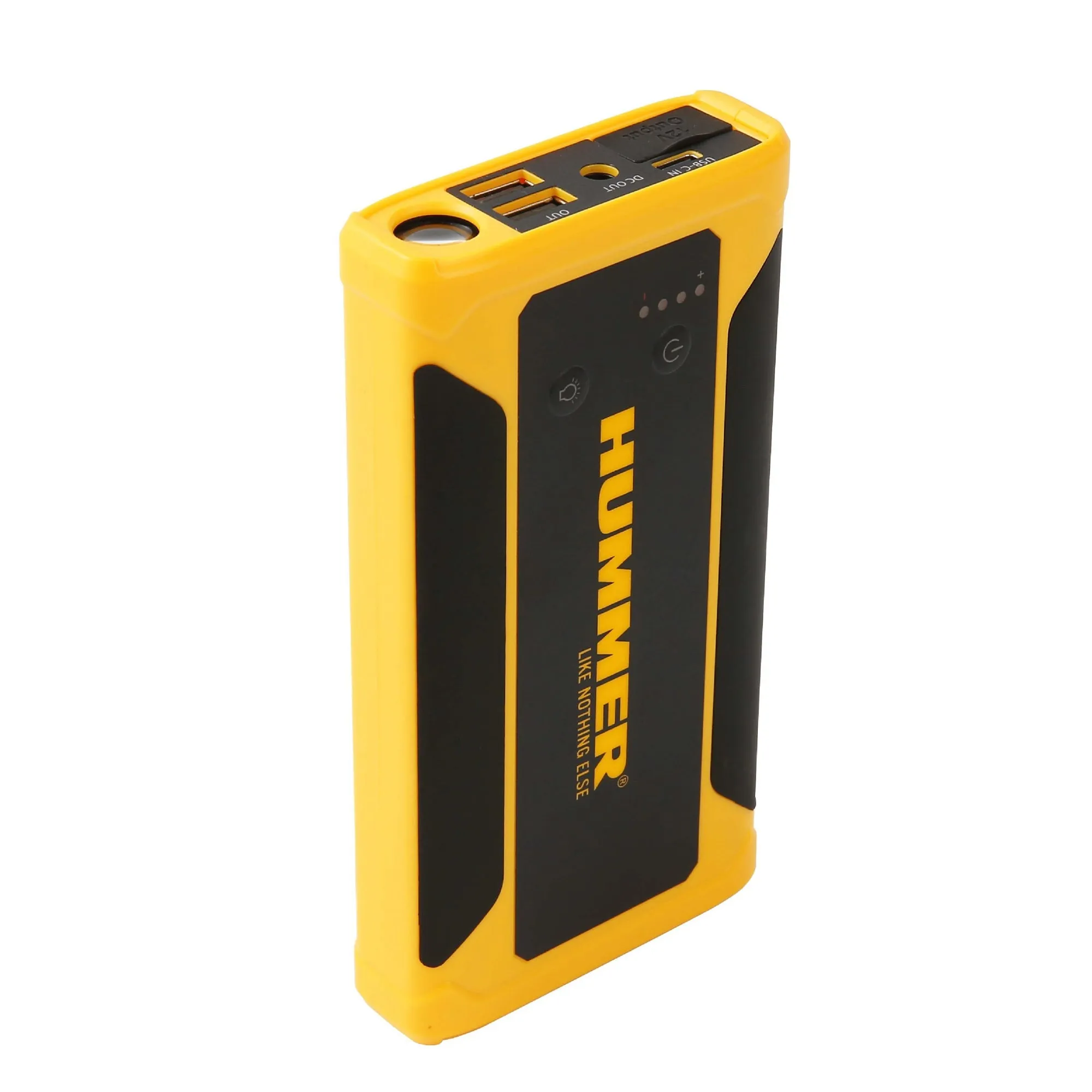 Hummer HX 10000mAh Powerbank Jump Starter with Wireless Charger & Work Light (USB-A to USB-C)