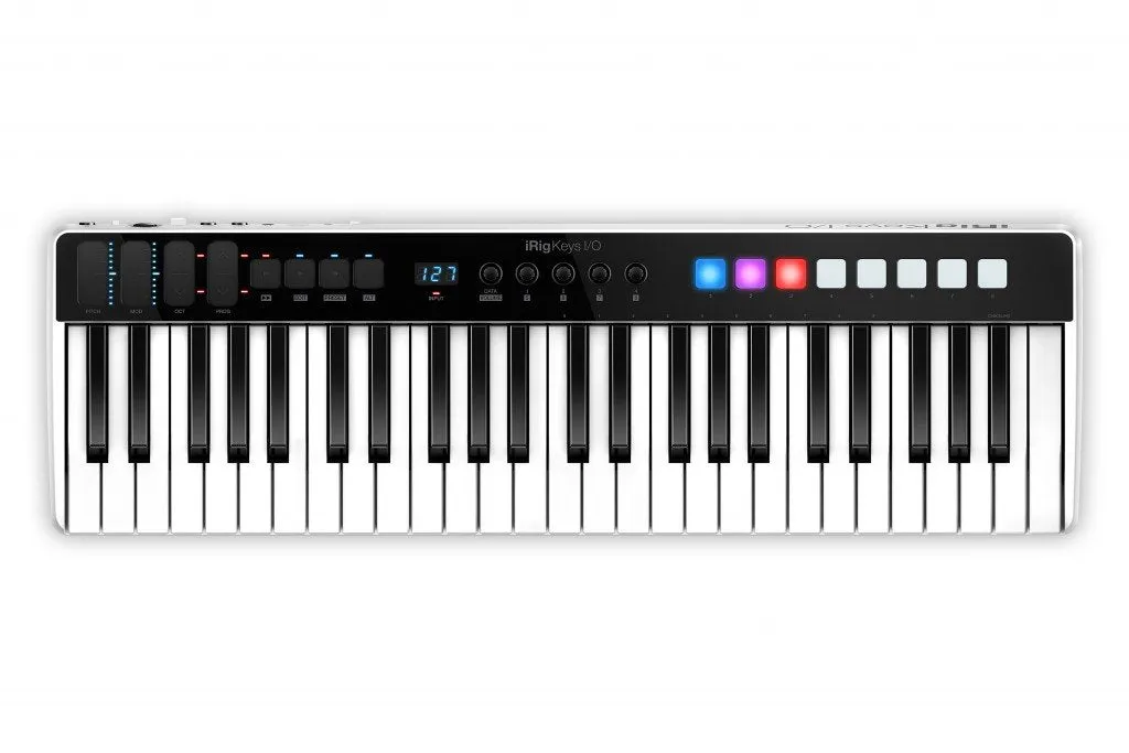 IK Multimedia iRig Keys I/O 49 Full-Sized Keyboard Controller and Audio Interface for iPhone,iPad, Mac and PC