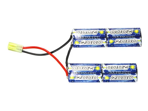 Intellect 9.6V 2000mAh Nun-Chuck Rechargeable Battery for M4 Handguard