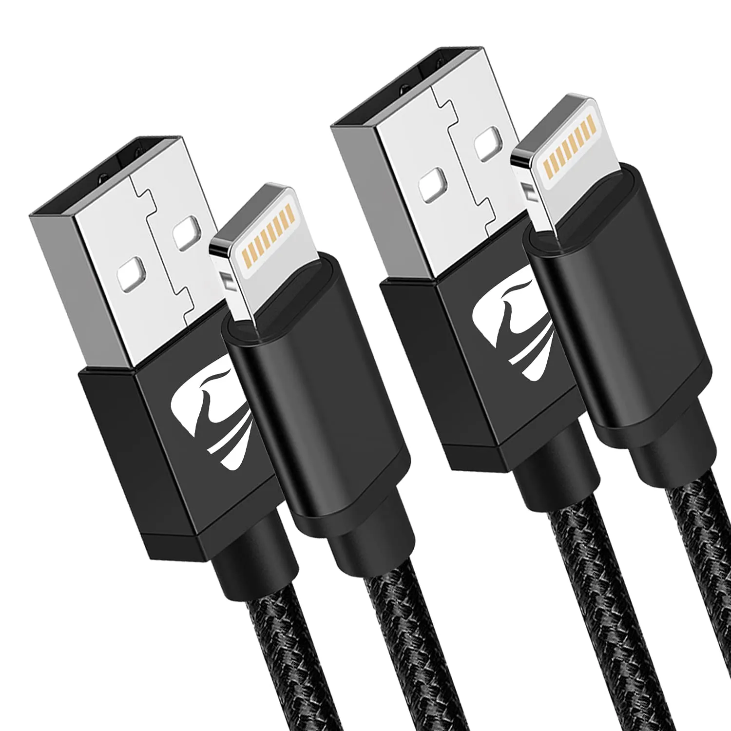 iPhone Charger Premium Nylon Lightning Cable [6FT 2 PACK]