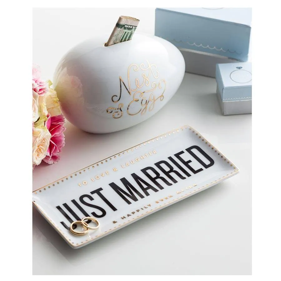 Just Married Nest Egg Money Bank