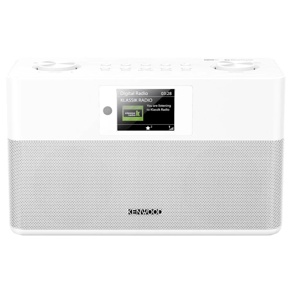 Kenwood DAB  FM-RDS Compact Stereo Radio - White | CRST80DABW