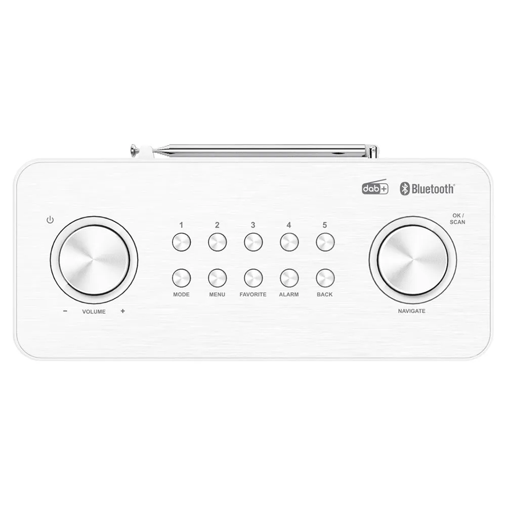 Kenwood DAB  FM-RDS Compact Stereo Radio - White | CRST80DABW