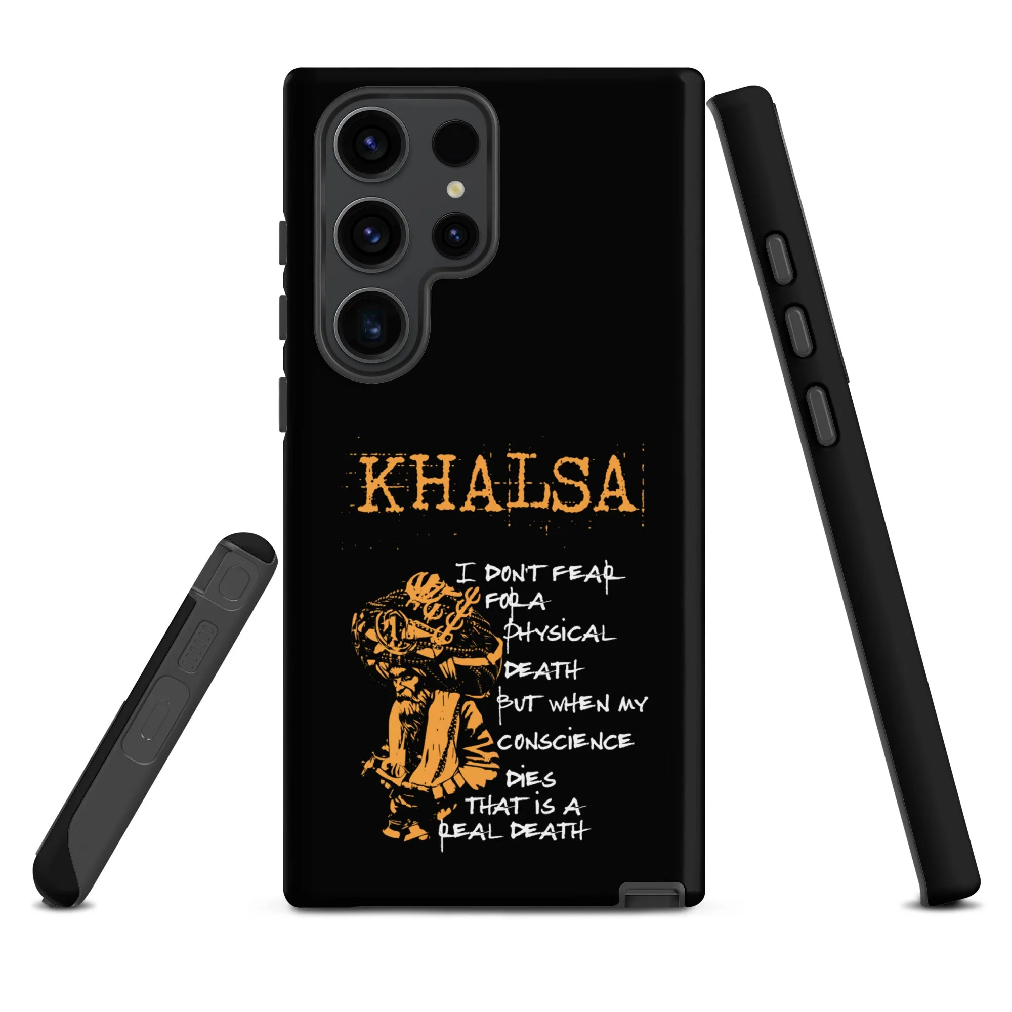 Khalsa I don't fear physical death Tough case for Samsung®