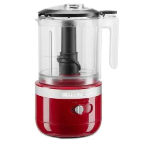 KitchenAid 5 Cup Cordless Food Chopper, Empire Red