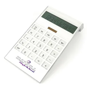 Large White Desk Calculator - Full Colour