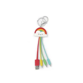 Legami Multi Cable Link Up Charger - Rainbow