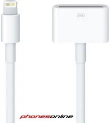 Lightning to 30 Pin Converter Cable for  iPhone 5, 6S, iPad Mini