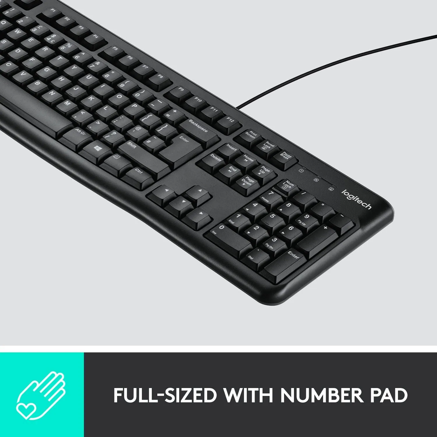 Logitech MK120 Keyboard and Mouse 有線鍵盤滑鼠組合 (中文版) 920-002588 原裝行貨