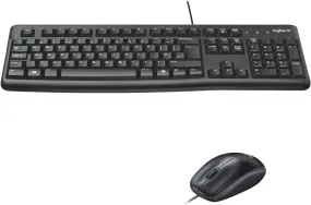 Logitech MK120 Keyboard and Mouse 有線鍵盤滑鼠組合 (中文版) 920-002588 原裝行貨