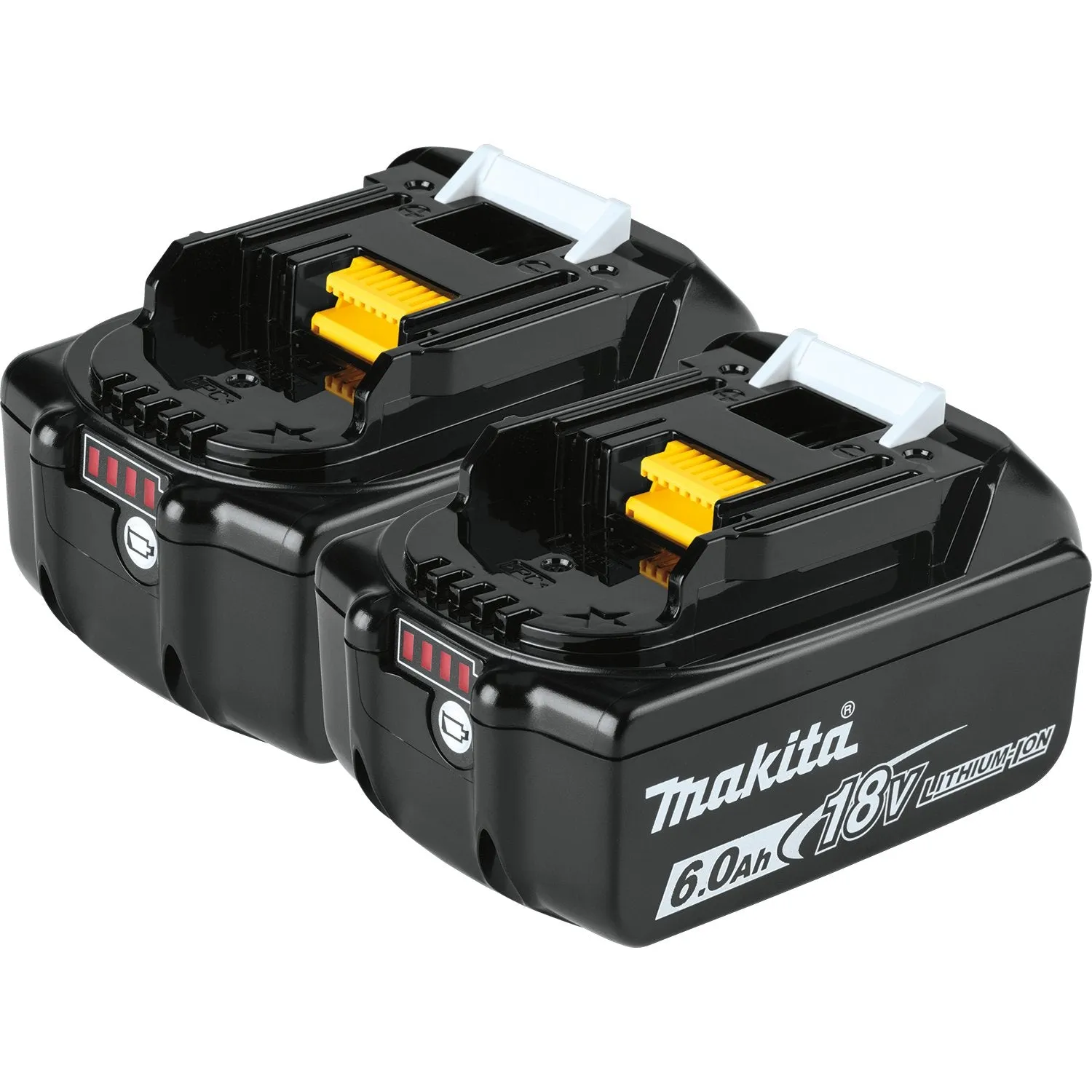 Makita BL1860-2  - 2pk 18V Li-Ion 6.0Ah Batteries