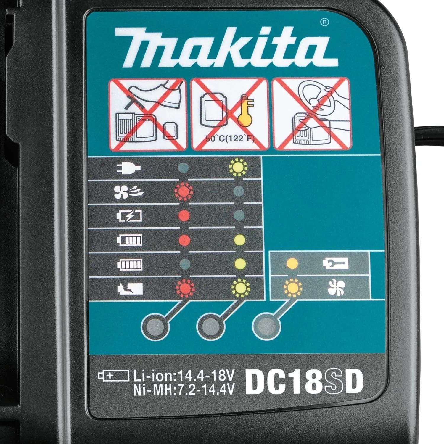 Makita DC18SE - 18V Li-Ion Automotive Charger