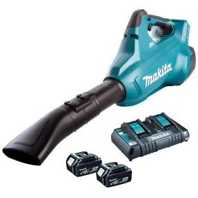 Makita DUB362PT2 36V LXT Brushless Blower With 2 x 5.0Ah Batteries & Charger