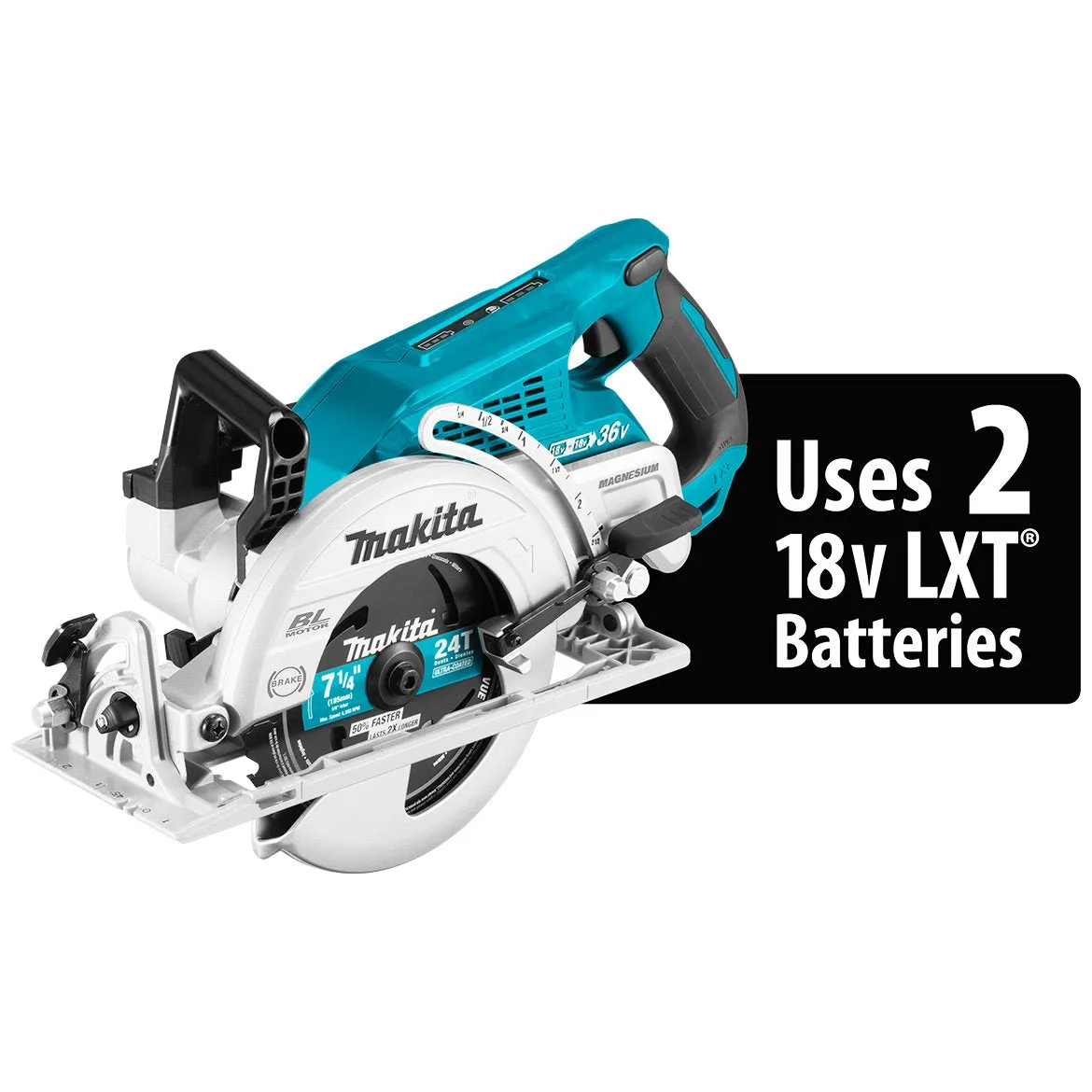 Makita XSR01Z 36-Volt 7-1/4-Inch X2 LXT Rear Handle Circular Saw - Bare Tool