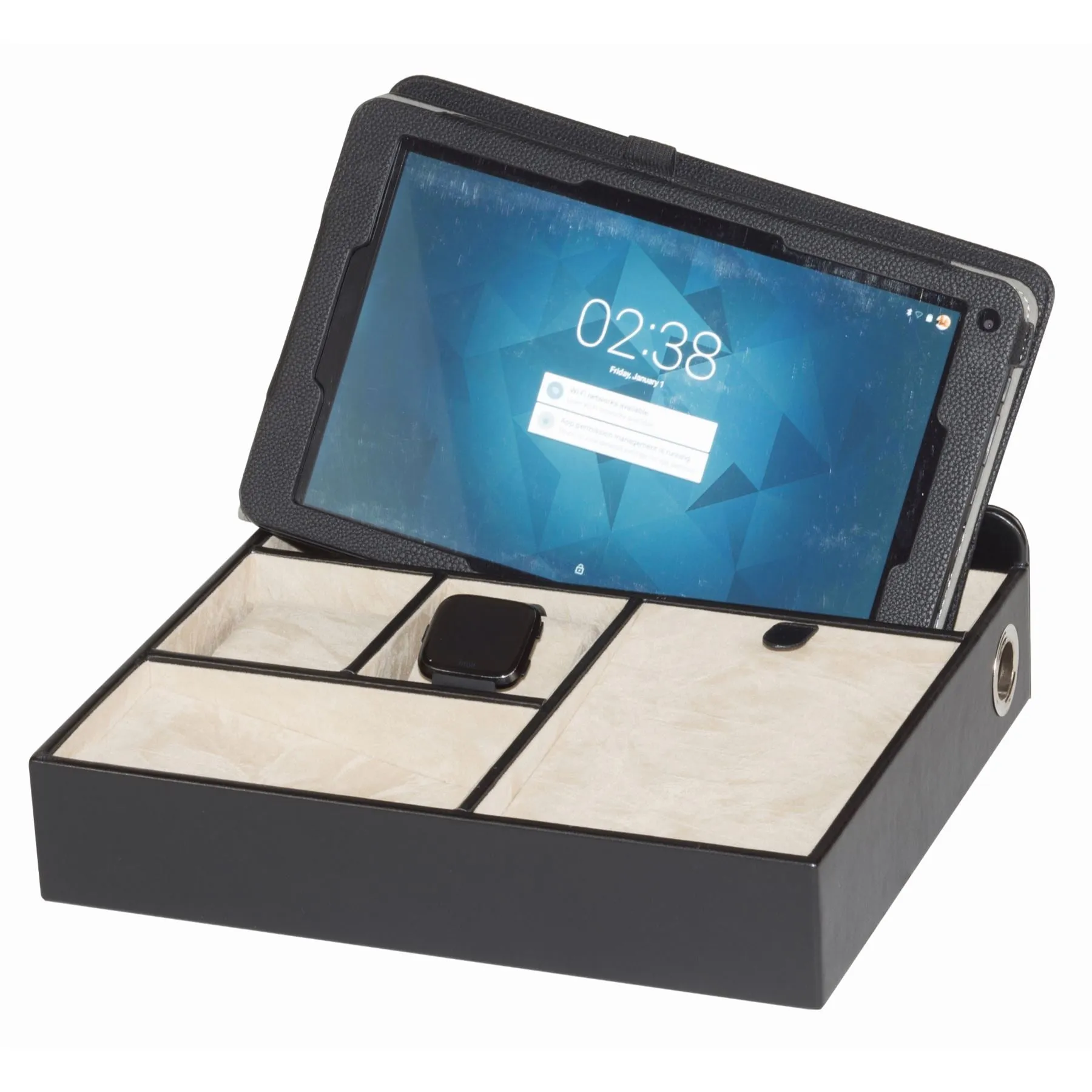 Mele & Co Desk Top Organiser Gent's Wireless Charger Desk Top Organiser