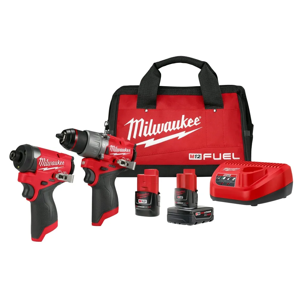 Milwaukee 3497-22BS M12 FUEL 12V 2-Tool Combo Kit w/ M12 Detail Sander