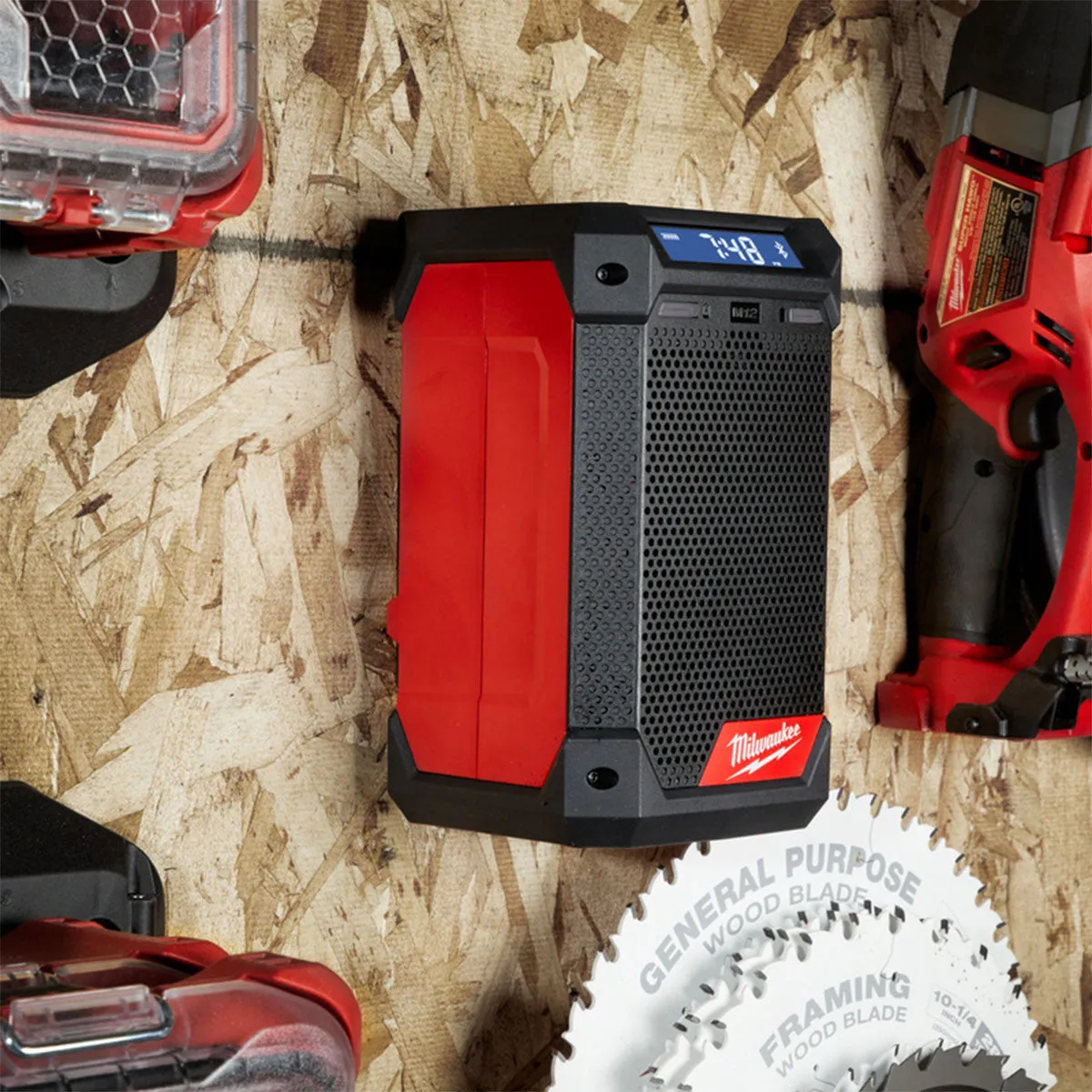 Milwaukee M12RCDAB -0 12V Radio and Charger Body Only 4933472115