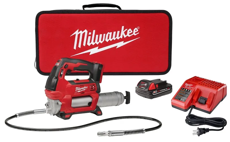 Milwaukee M18 2646-21CT Grease Gun Kit, 10000 psi Pressure :EA: QUANTITY: 1