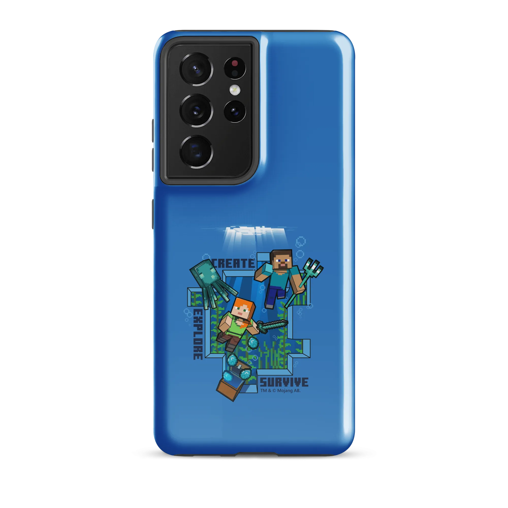 Minecraft Caves & Cliffs Create, Explore, Survive Tough Phone Case - Samsung