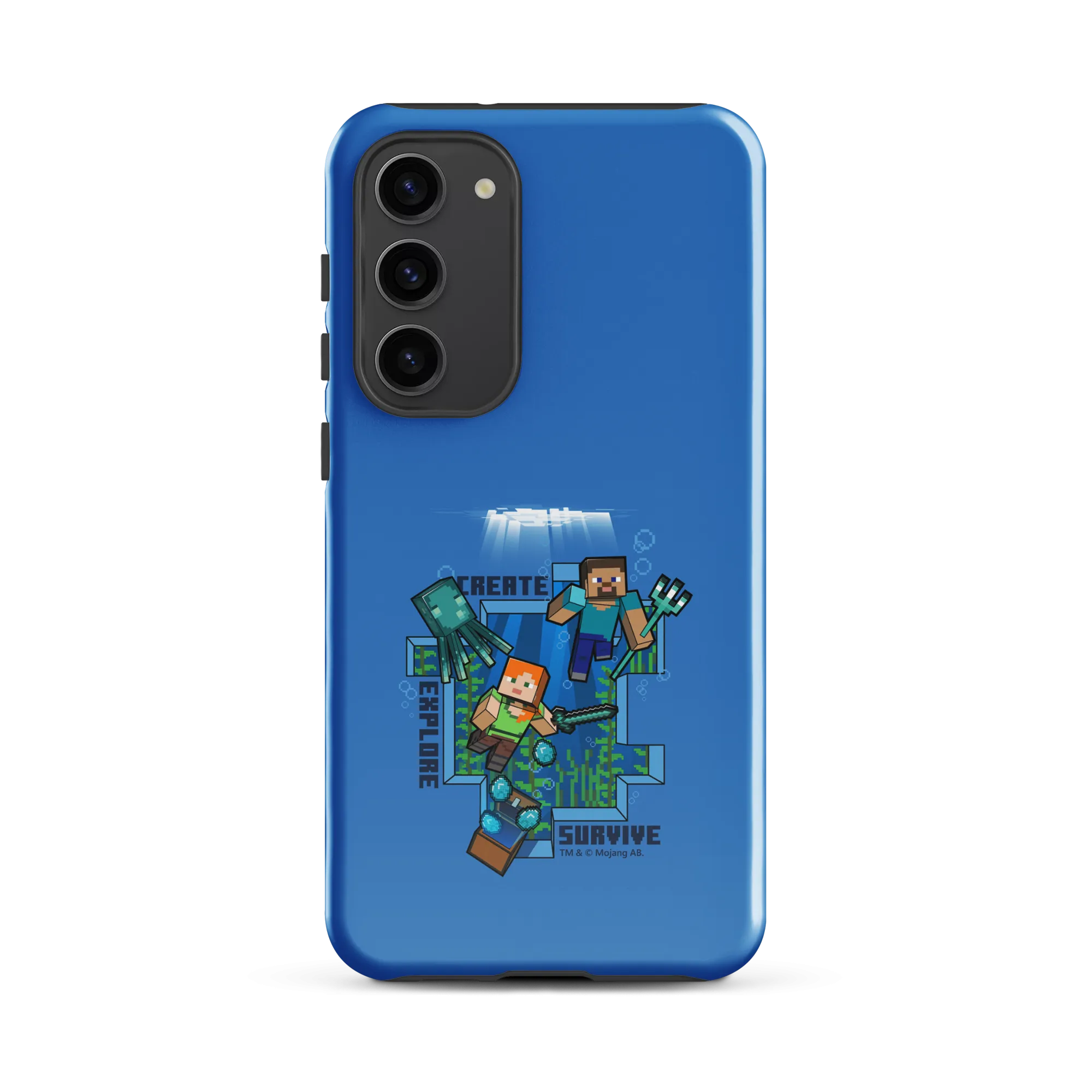 Minecraft Caves & Cliffs Create, Explore, Survive Tough Phone Case - Samsung