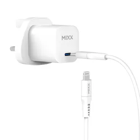 MIXX Single USB C Wall Charger with Lightning Cable