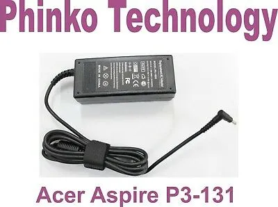 NEW AC Adapter Charger for Acer Aspire P3-131 19V 3.42A 323c4G06as