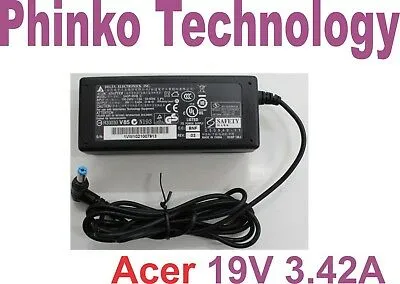 NEW Original Adapter Charger for ACER eMachines E732 E732Z E732ZG , 19V 3.42A