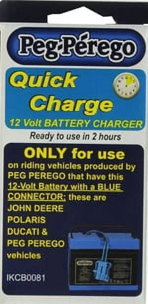 Peg-Perego Quick Charge 12-Volt Battery Charger