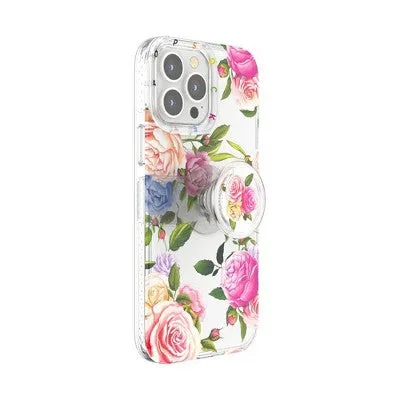 PopSockets PopCase Apple iPhone 13 Pro Max PopGrip Slide Case  - Vintage Floral