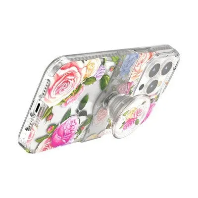 PopSockets PopCase Apple iPhone 13 Pro Max PopGrip Slide Case  - Vintage Floral