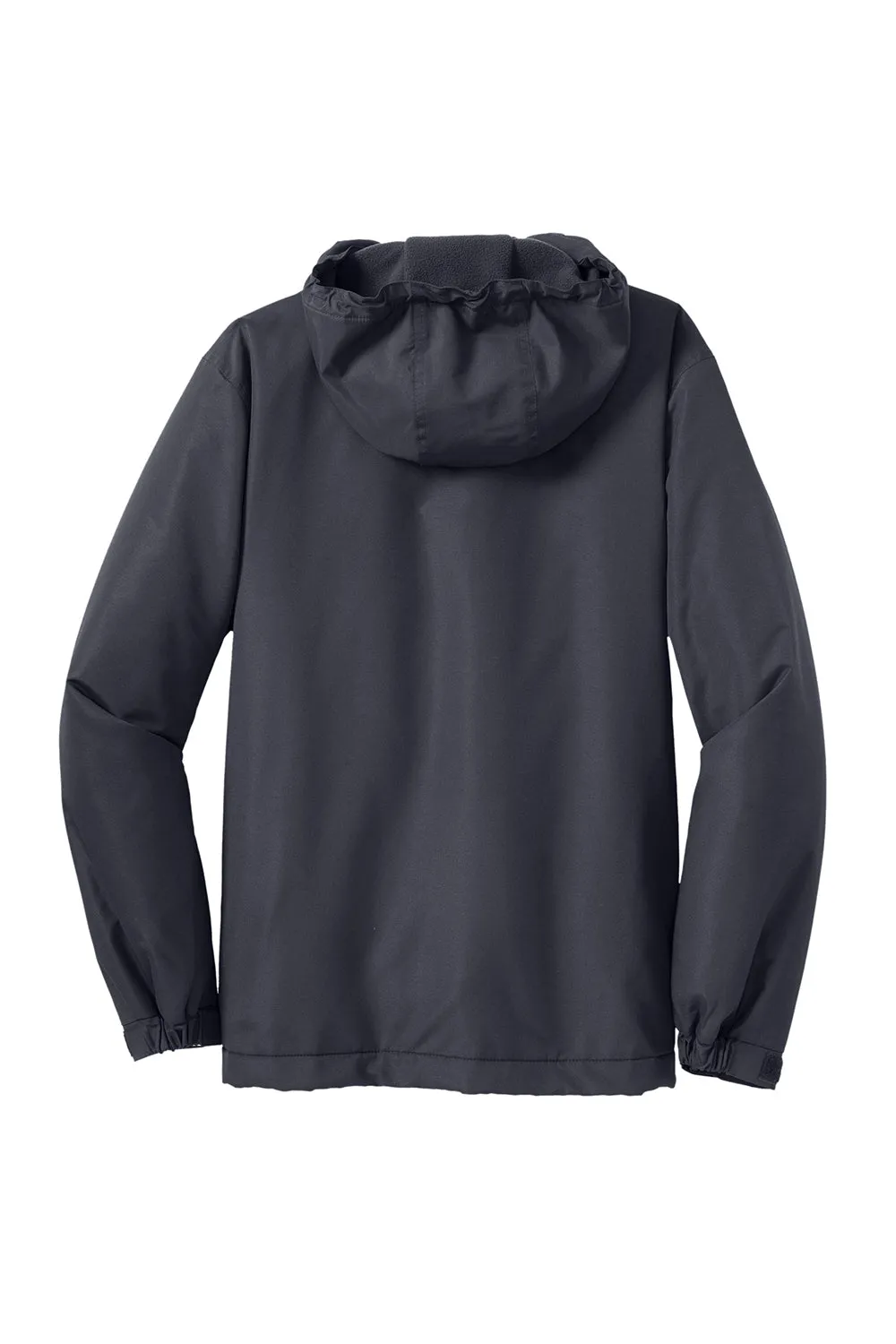 Port Authority Mens Charger Wind & Water Resistant Full Zip Hooded Jacket - Battleship Grey